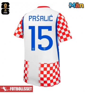 Kroatien Mario Pasalic #15 Hemmatröja VM 2026 Kortärmad
